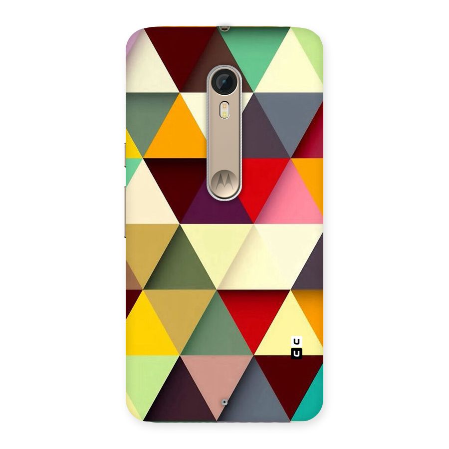 Colored Triangles Back Case for Motorola Moto X Style