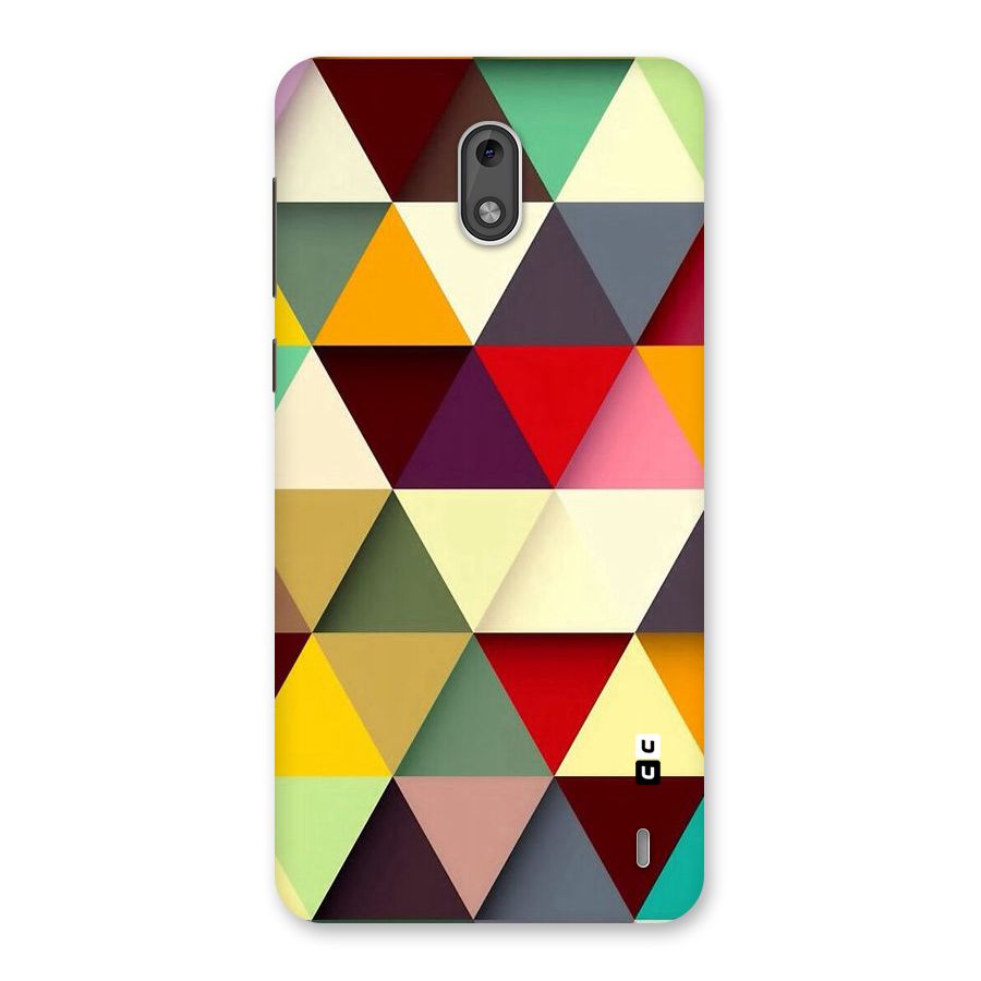 Colored Triangles Back Case for Nokia 2