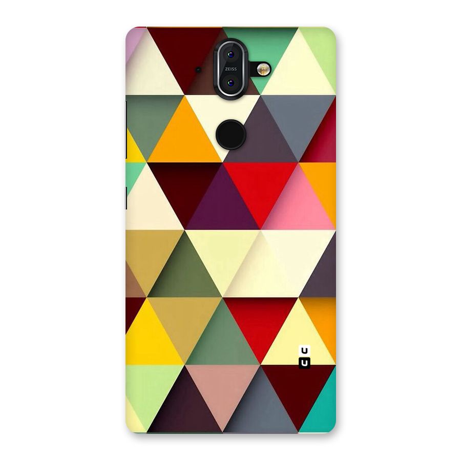 Colored Triangles Back Case for Nokia 8 Sirocco