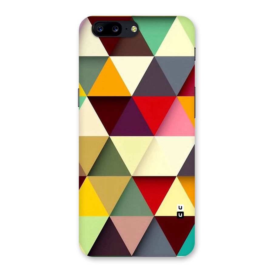Colored Triangles Back Case for OnePlus 5