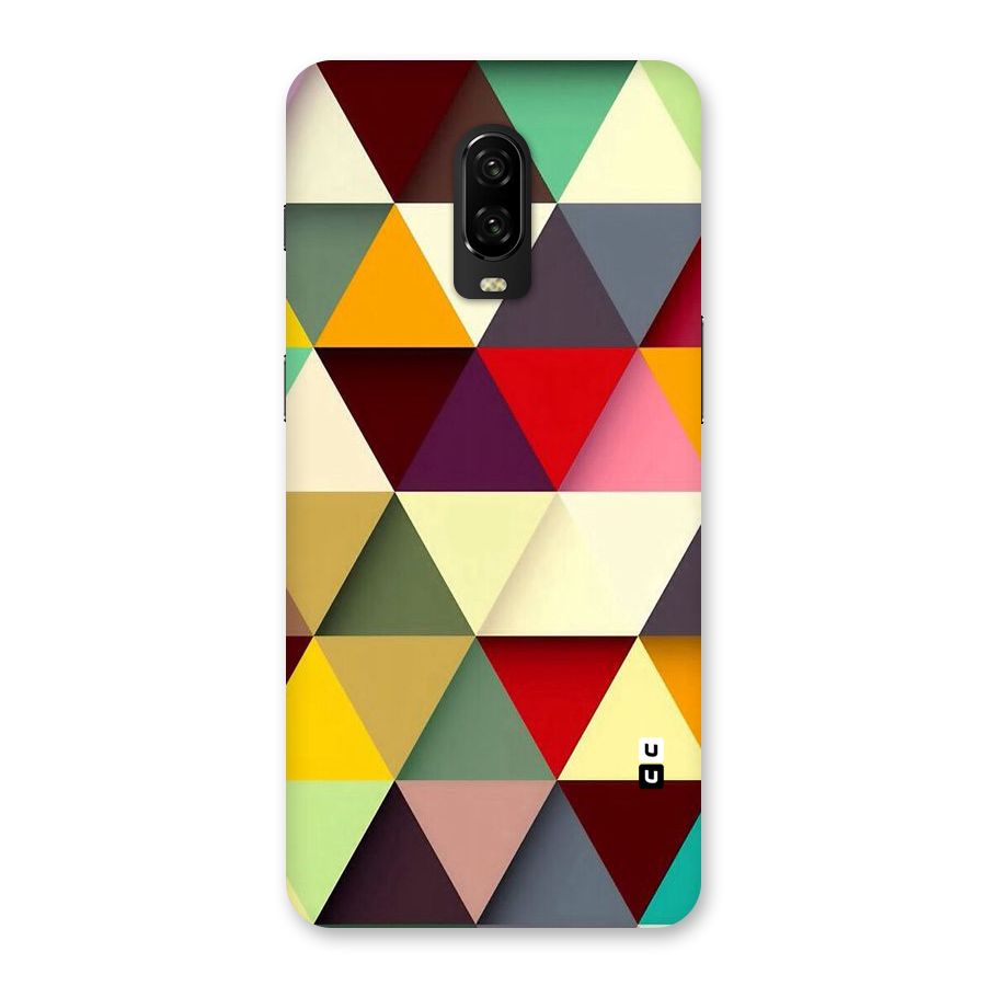 Colored Triangles Back Case for OnePlus 6T