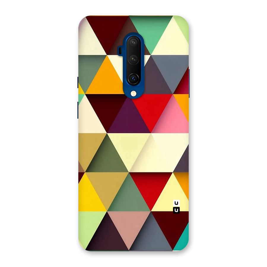 Colored Triangles Back Case for OnePlus 7T Pro