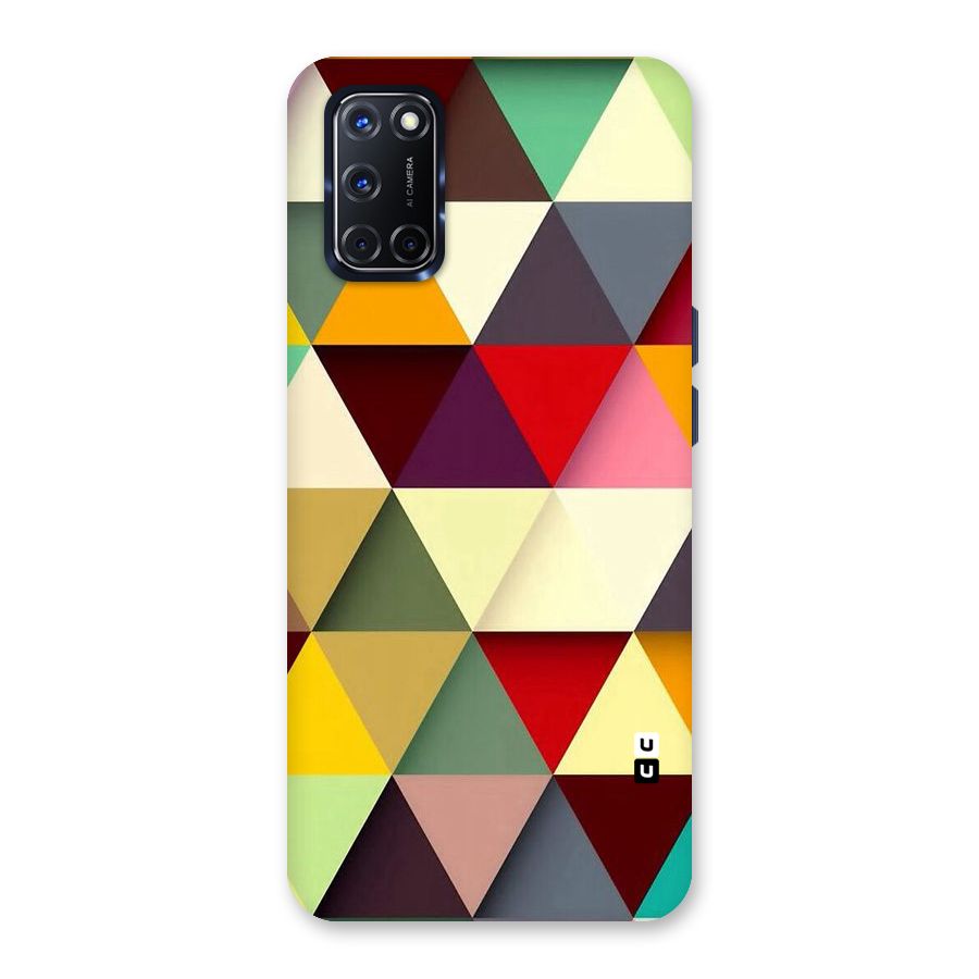 Colored Triangles Back Case for Oppo A52