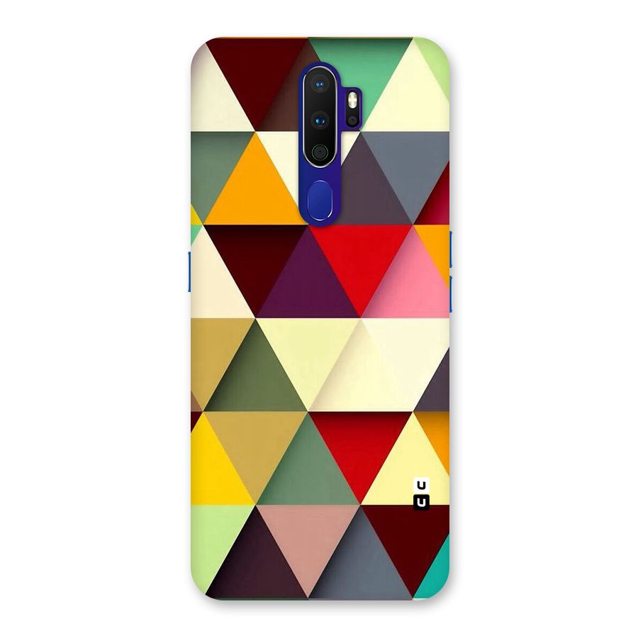 Colored Triangles Back Case for Oppo A9 (2020)