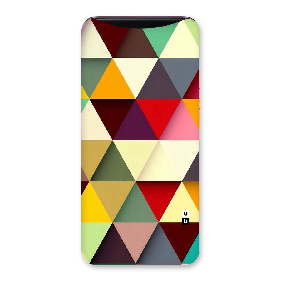 Colored Triangles Back Case for Oppo Find X