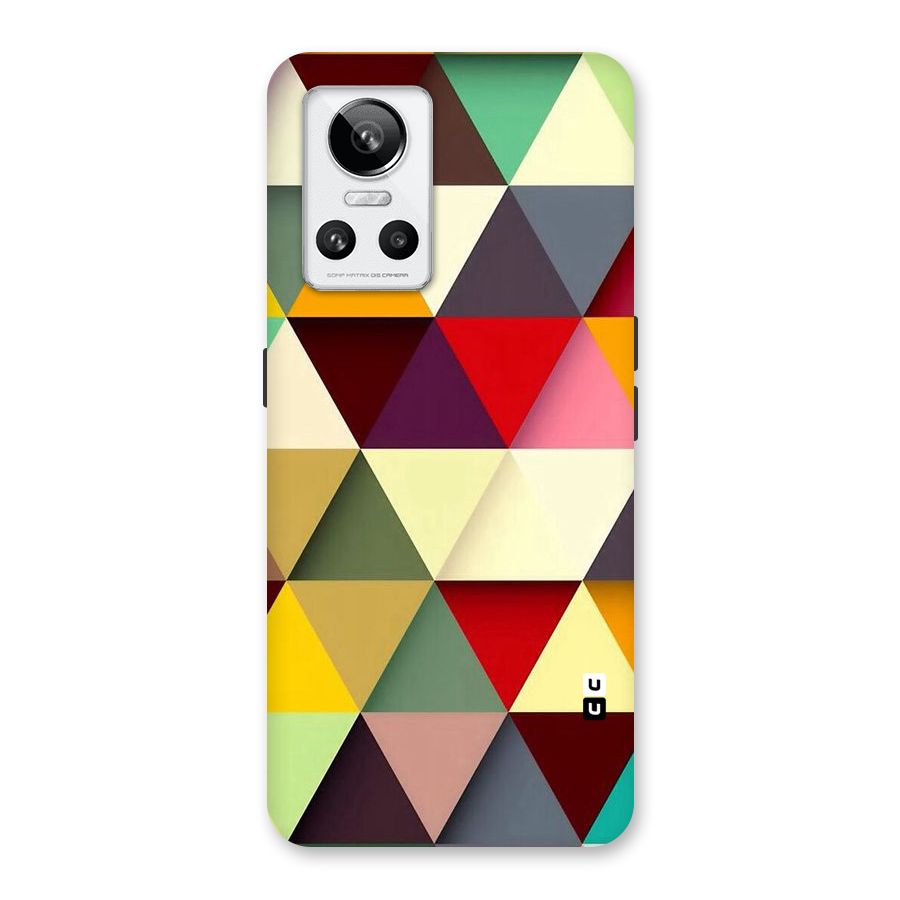 Colored Triangles Back Case for Realme GT Neo 3