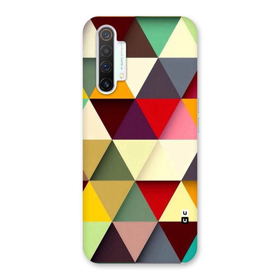 Colored Triangles Back Case for Realme X3