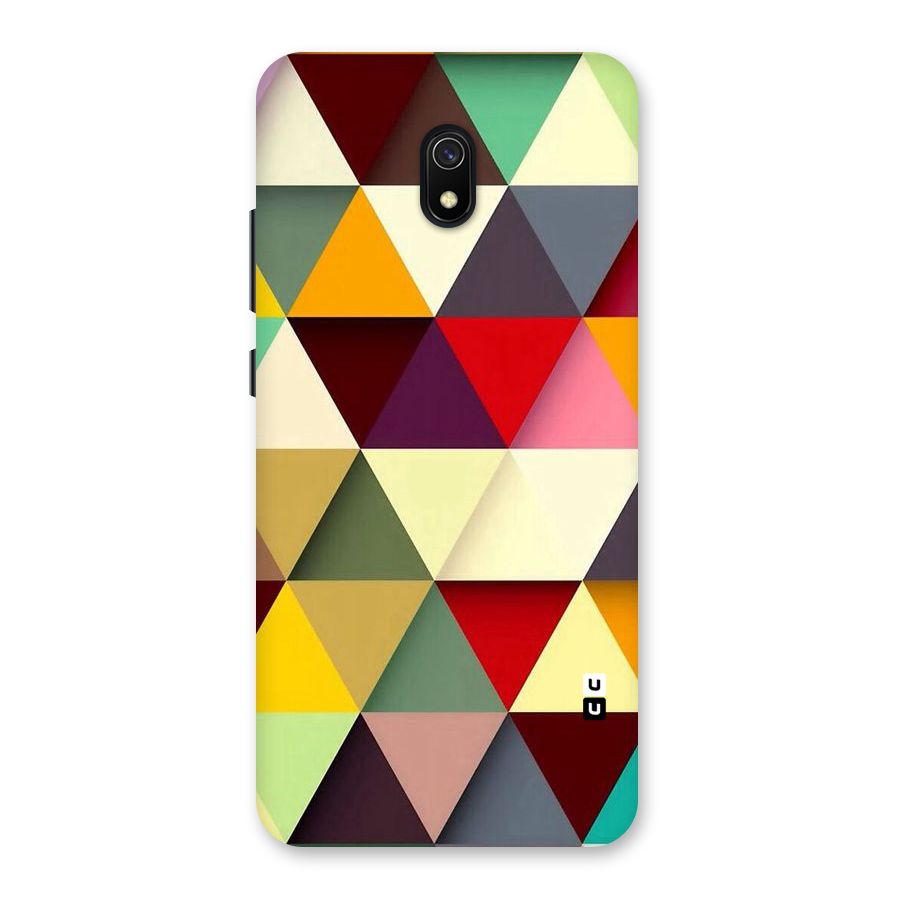 Colored Triangles Back Case for Redmi 8A