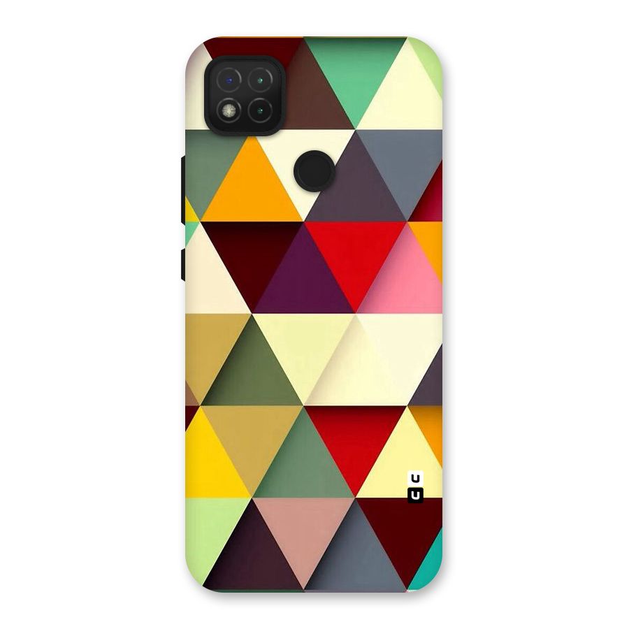 Colored Triangles Back Case for Redmi 9C