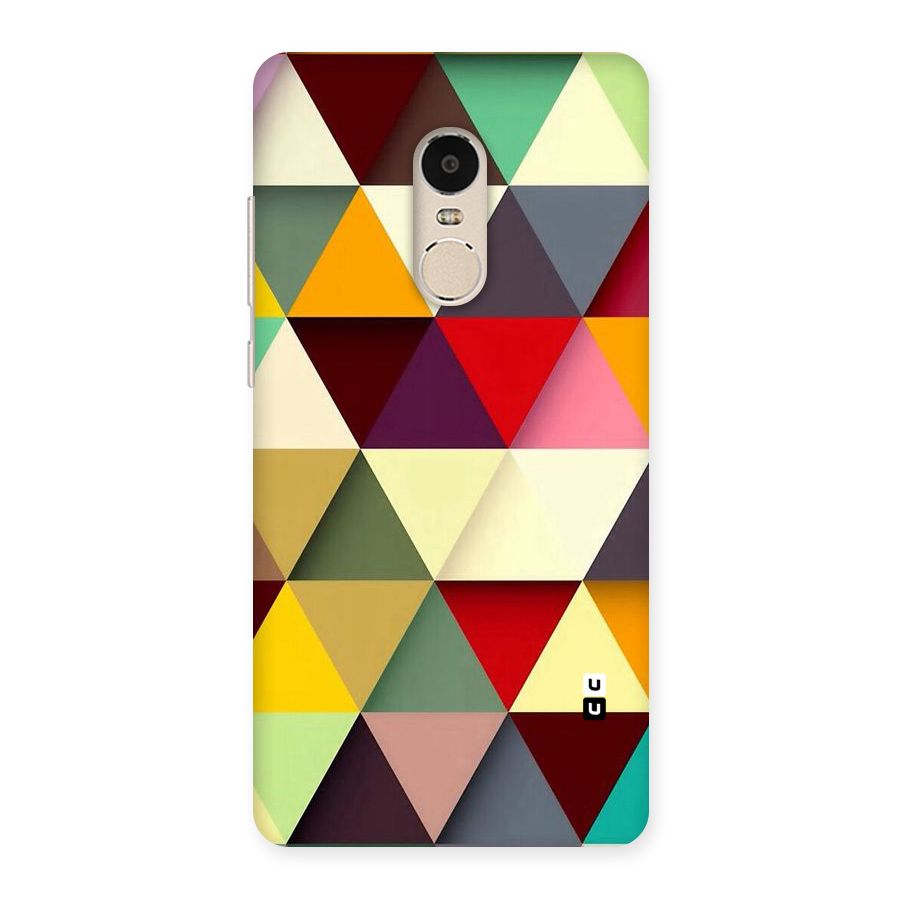 Colored Triangles Back Case for Xiaomi Redmi Note 4