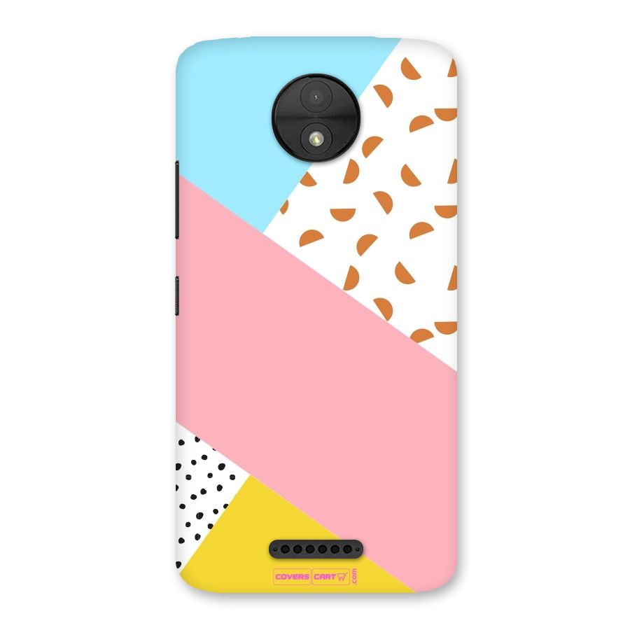 Colorful Abstract Back Case for Moto C