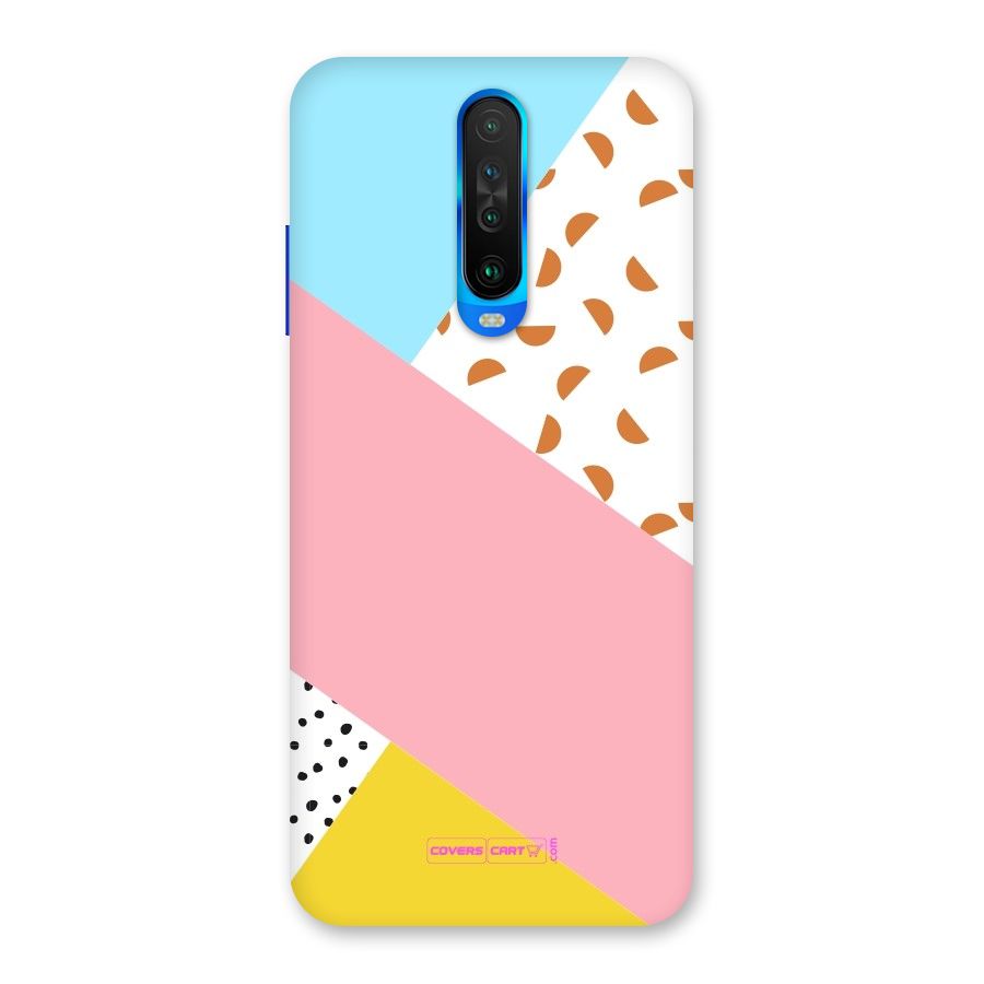 Colorful Abstract Back Case for Poco X2