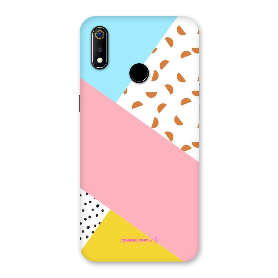 Colorful Abstract Back Case for Realme 3