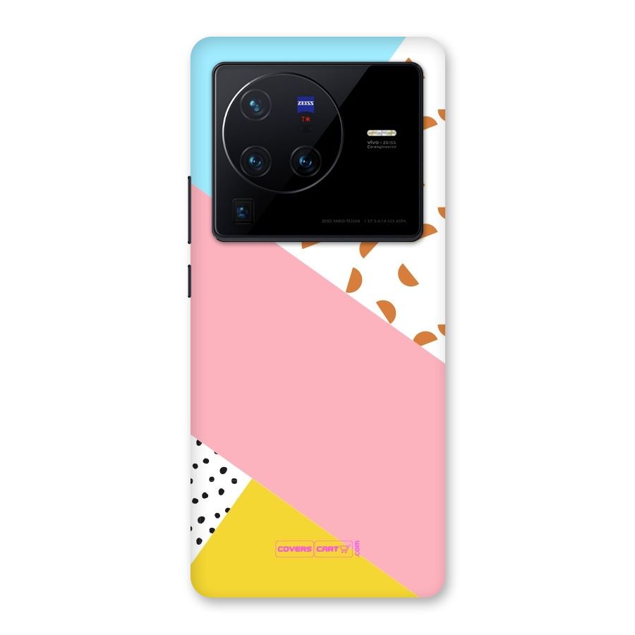 Colorful Abstract Back Case for Vivo X80 Pro