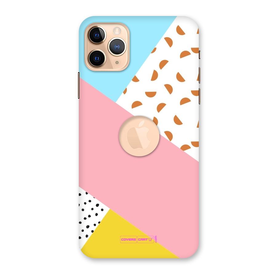 Colorful Abstract Back Case for iPhone 11 Pro Max Logo Cut