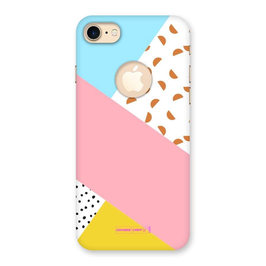 Colorful Abstract Back Case for iPhone 7 Logo Cut