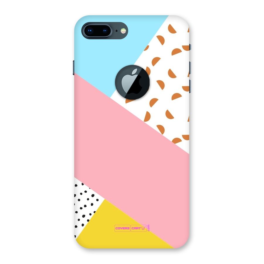 Colorful Abstract Back Case for iPhone 7 Plus Logo Cut