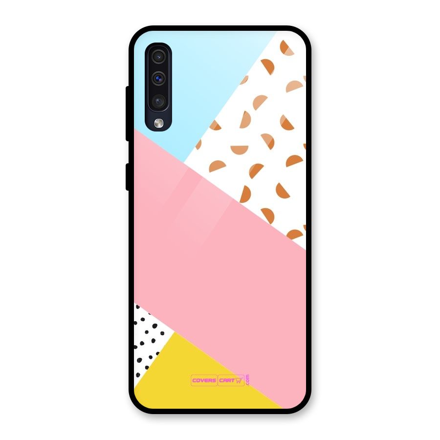 Colorful Abstract Glass Back Case for Galaxy A50s