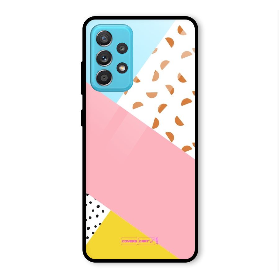 Colorful Abstract Glass Back Case for Galaxy A52s 5G