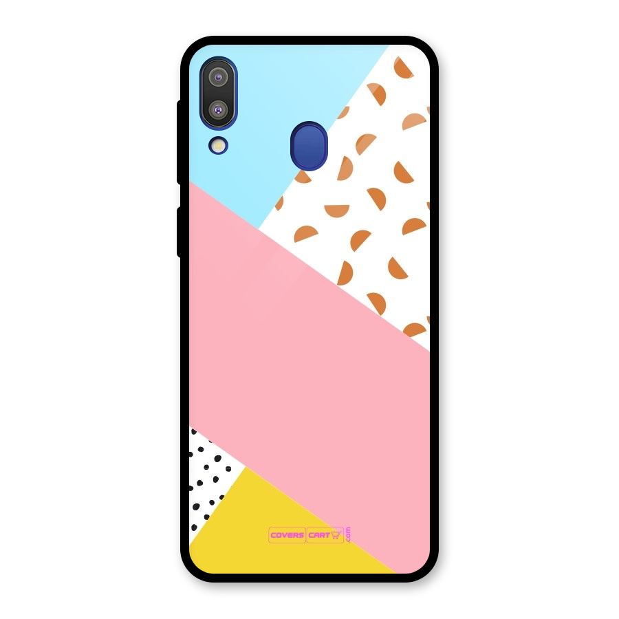 Colorful Abstract Glass Back Case for Galaxy M20