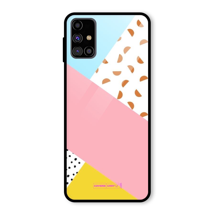Colorful Abstract Glass Back Case for Galaxy M31s