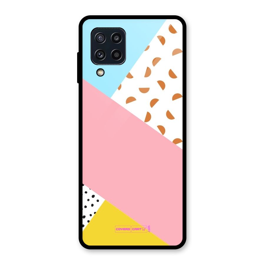 Colorful Abstract Glass Back Case for Galaxy M32