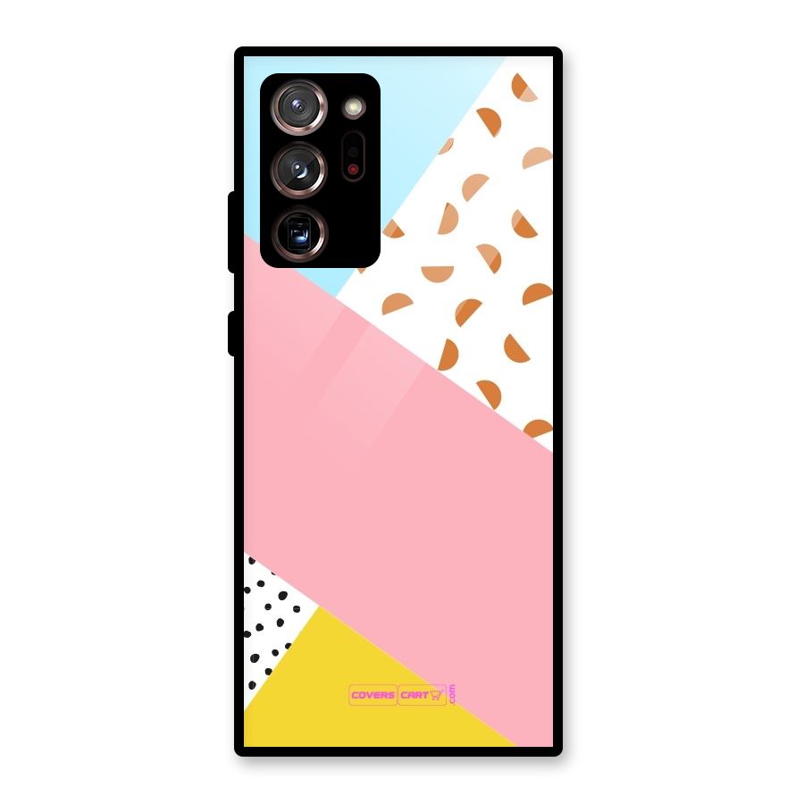 Colorful Abstract Glass Back Case for Galaxy Note 20 Ultra 5G