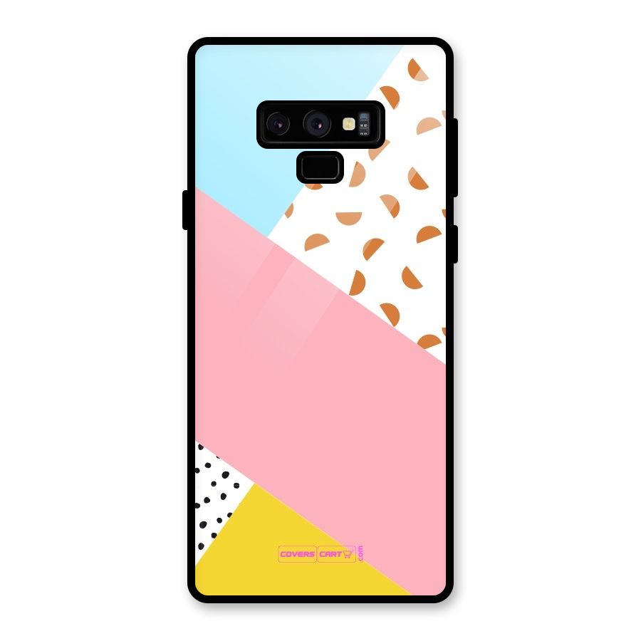 Colorful Abstract Glass Back Case for Galaxy Note 9