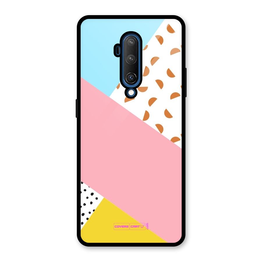 Colorful Abstract Glass Back Case for OnePlus 7T Pro