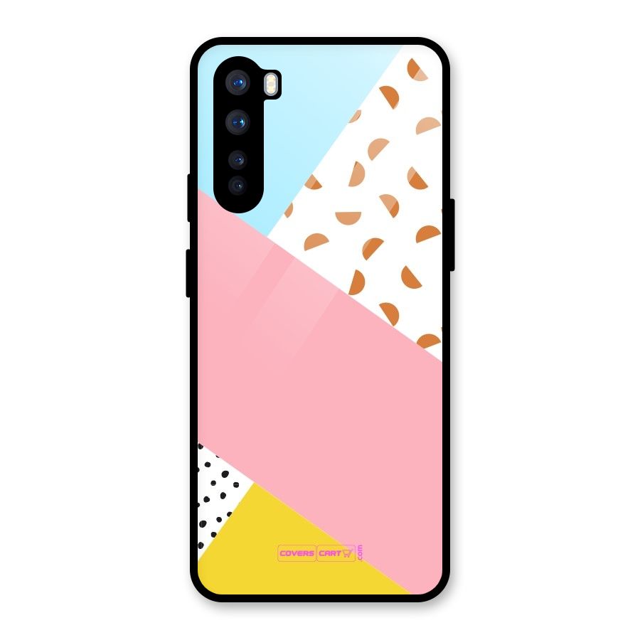 Colorful Abstract Glass Back Case for OnePlus Nord