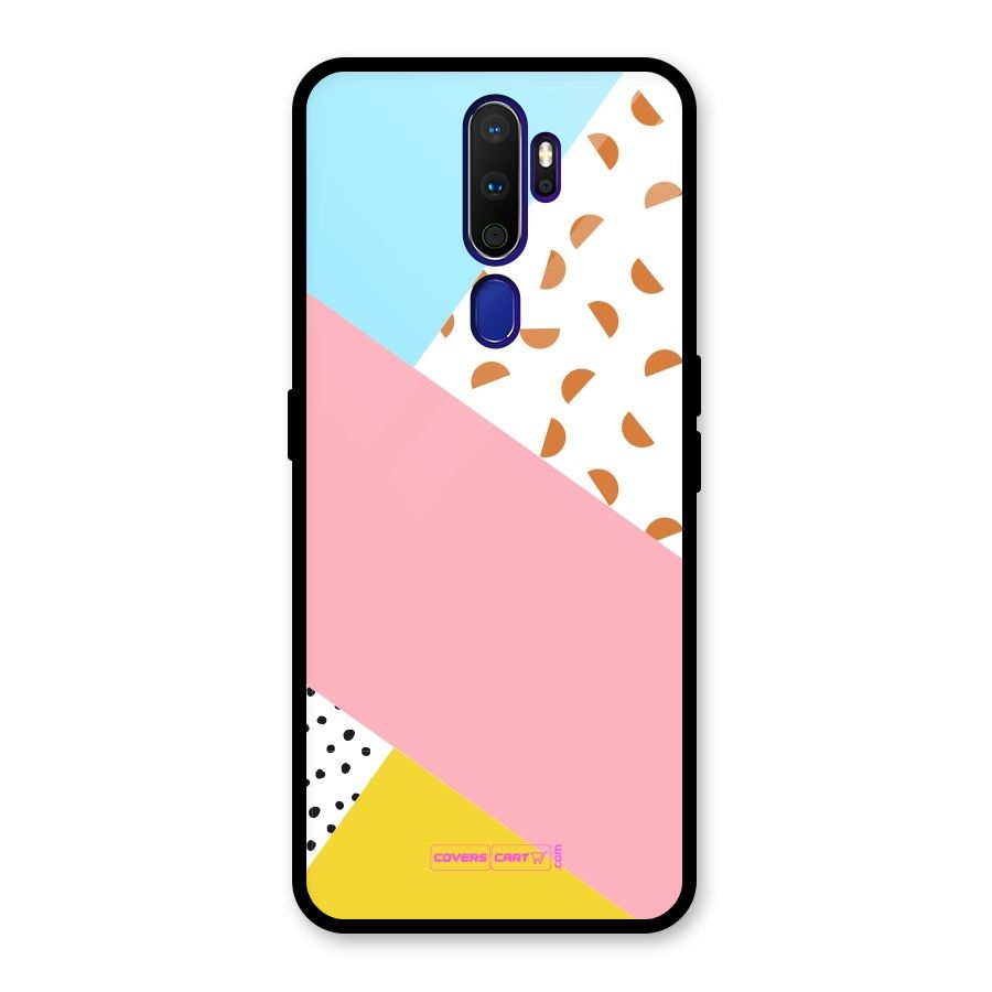 Colorful Abstract Glass Back Case for Oppo A9 (2020)