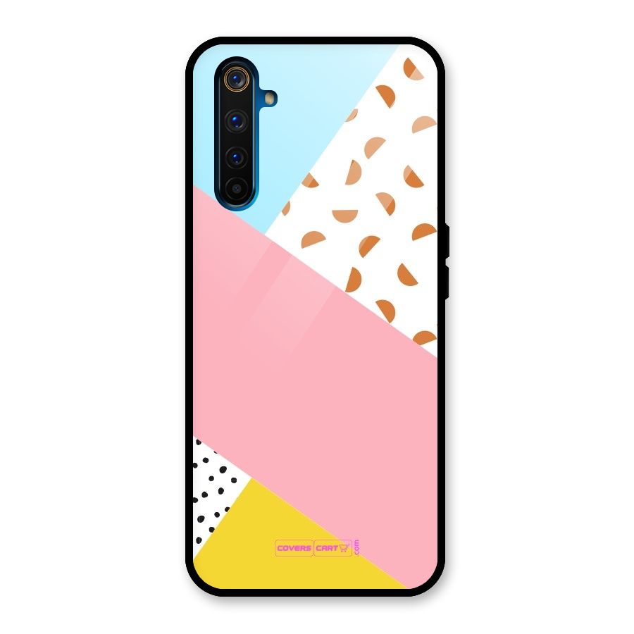 Colorful Abstract Glass Back Case for Realme 6 Pro