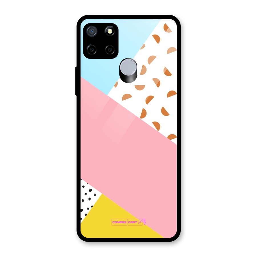 Colorful Abstract Glass Back Case for Realme Narzo 20