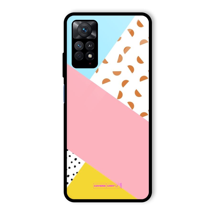 Colorful Abstract Glass Back Case for Redmi Note 11 Pro