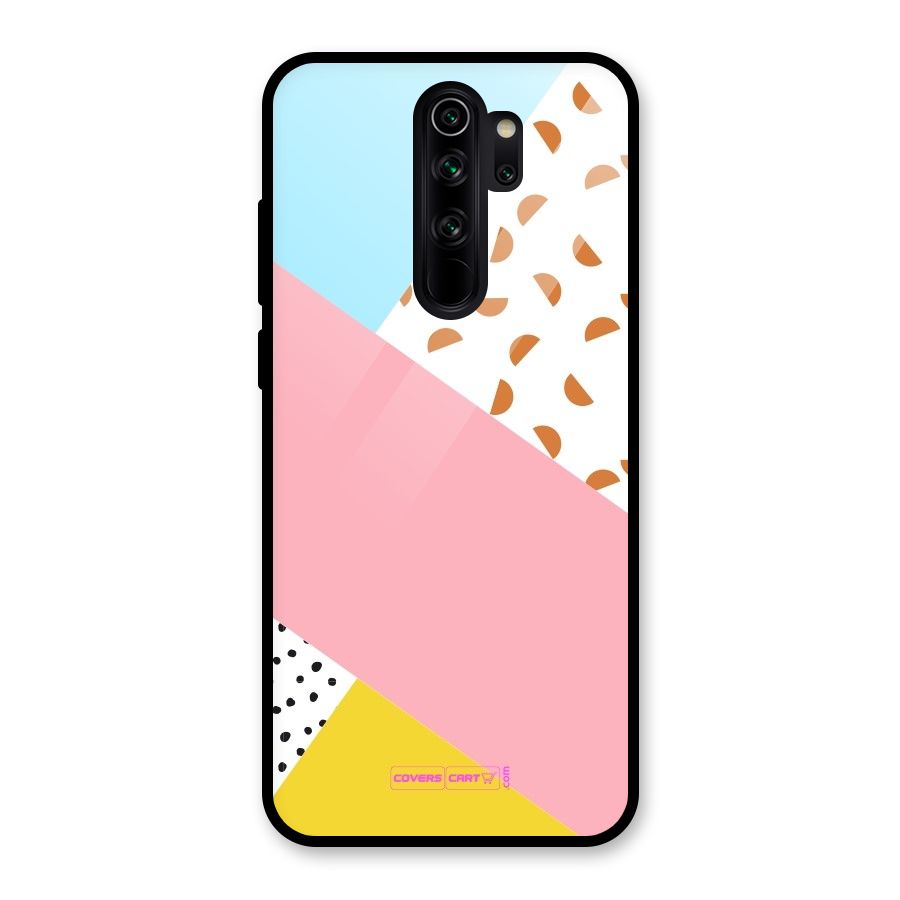 Colorful Abstract Glass Back Case for Redmi Note 8 Pro