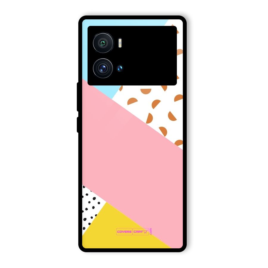 Colorful Abstract Glass Back Case for Vivo iQOO 9 Pro