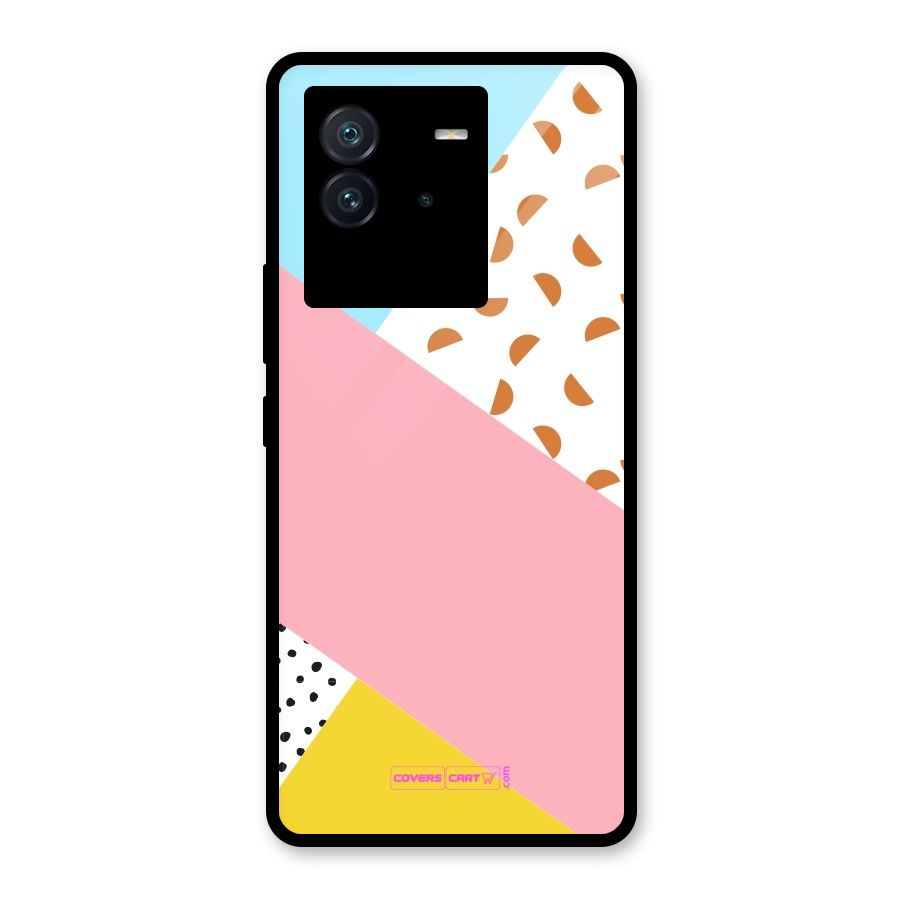 Colorful Abstract Glass Back Case for Vivo iQOO Neo 6 5G