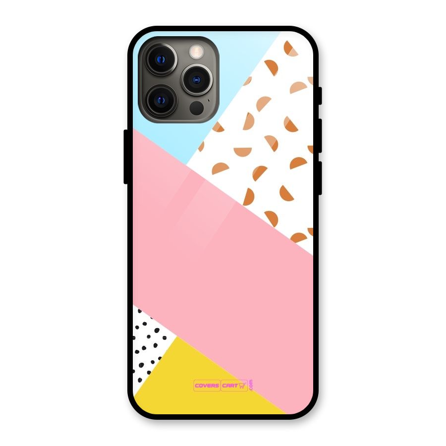 Colorful Abstract Glass Back Case for iPhone 12 Pro Max