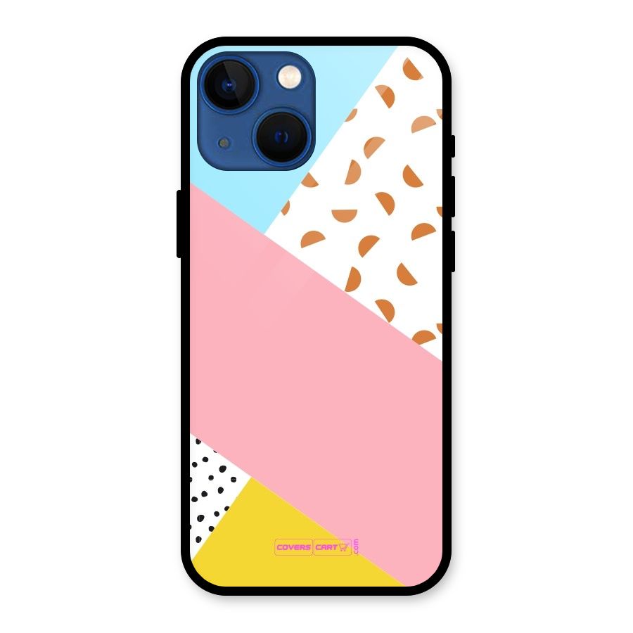Colorful Abstract Glass Back Case for iPhone 13 Mini