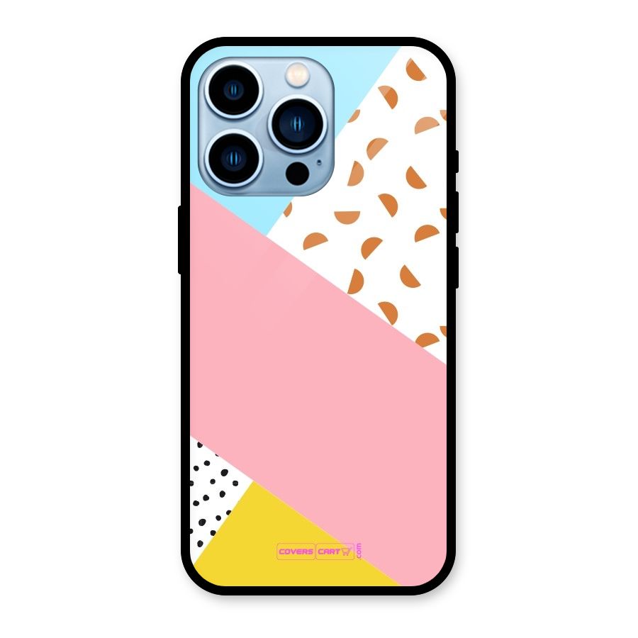 Colorful Abstract Glass Back Case for iPhone 13 Pro