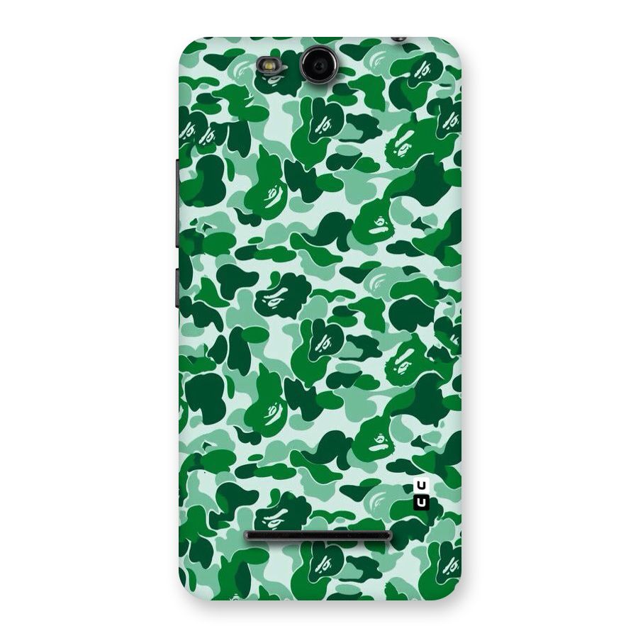 Colorful Camouflage Back Case for Micromax Canvas Juice 3 Q392