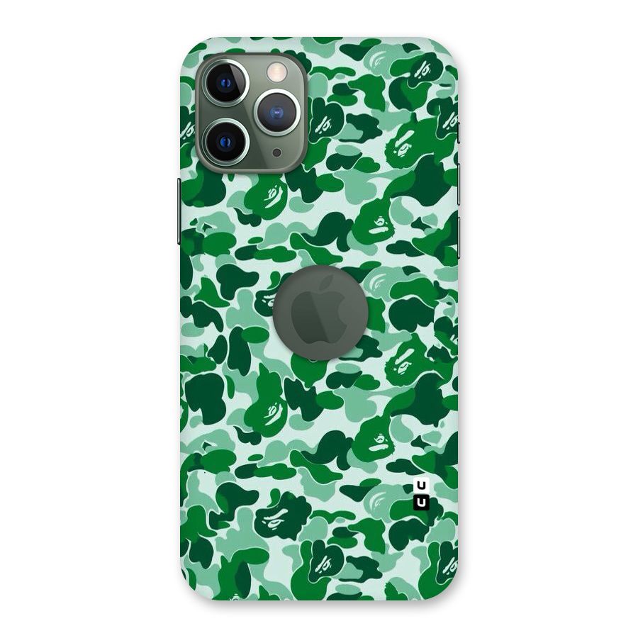 Colorful Camouflage Back Case for iPhone 11 Pro Logo  Cut