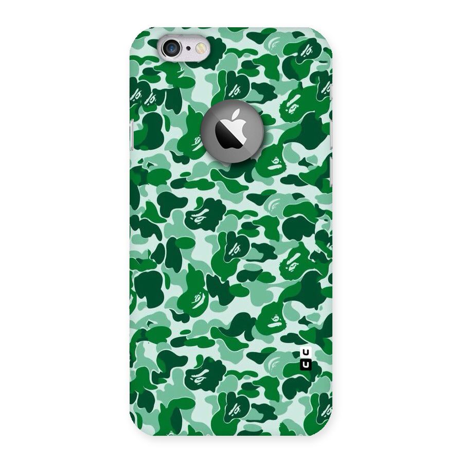 Colorful Camouflage Back Case for iPhone 6 Logo Cut