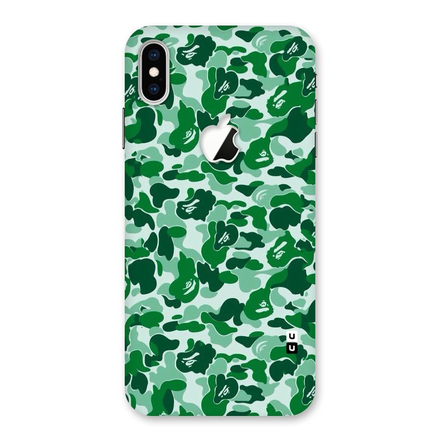 Colorful Camouflage Back Case for iPhone XS Max Apple Cut