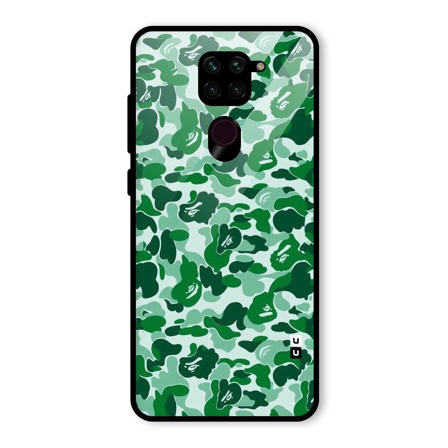 Colorful Camouflage Glass Back Case for Redmi Note 9