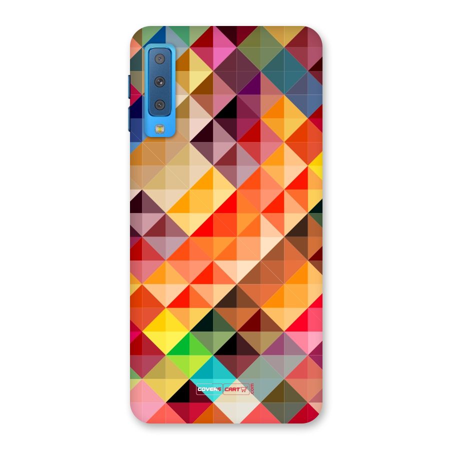 Colorful Cubes Back Case for Galaxy A7 (2018)