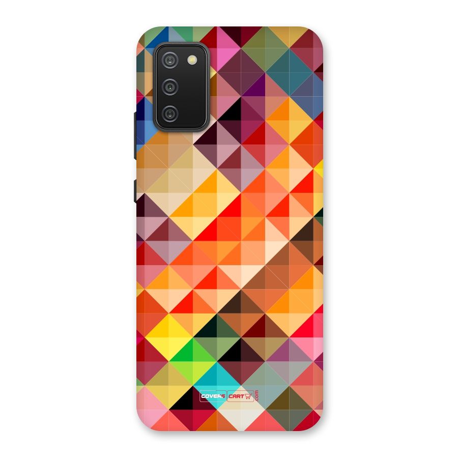 Colorful Cubes Back Case for Galaxy F02s