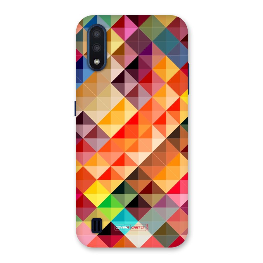 Colorful Cubes Back Case for Galaxy M01