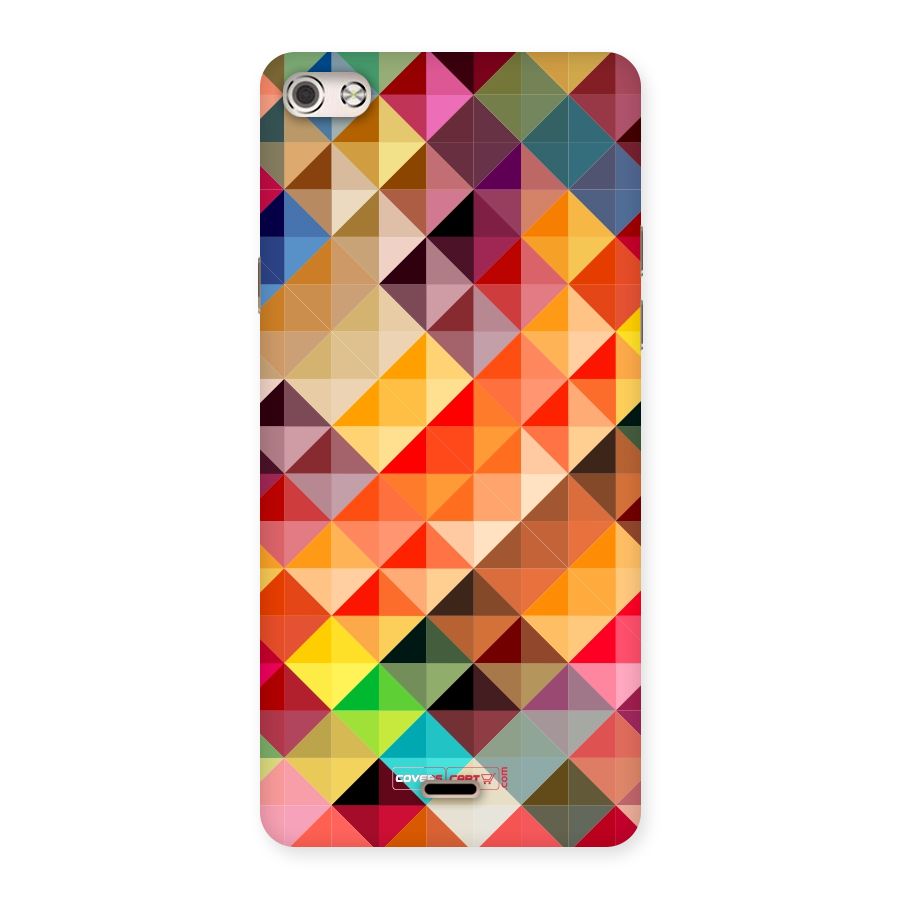 Colorful Cubes Back Case for Micromax Canvas Silver 5