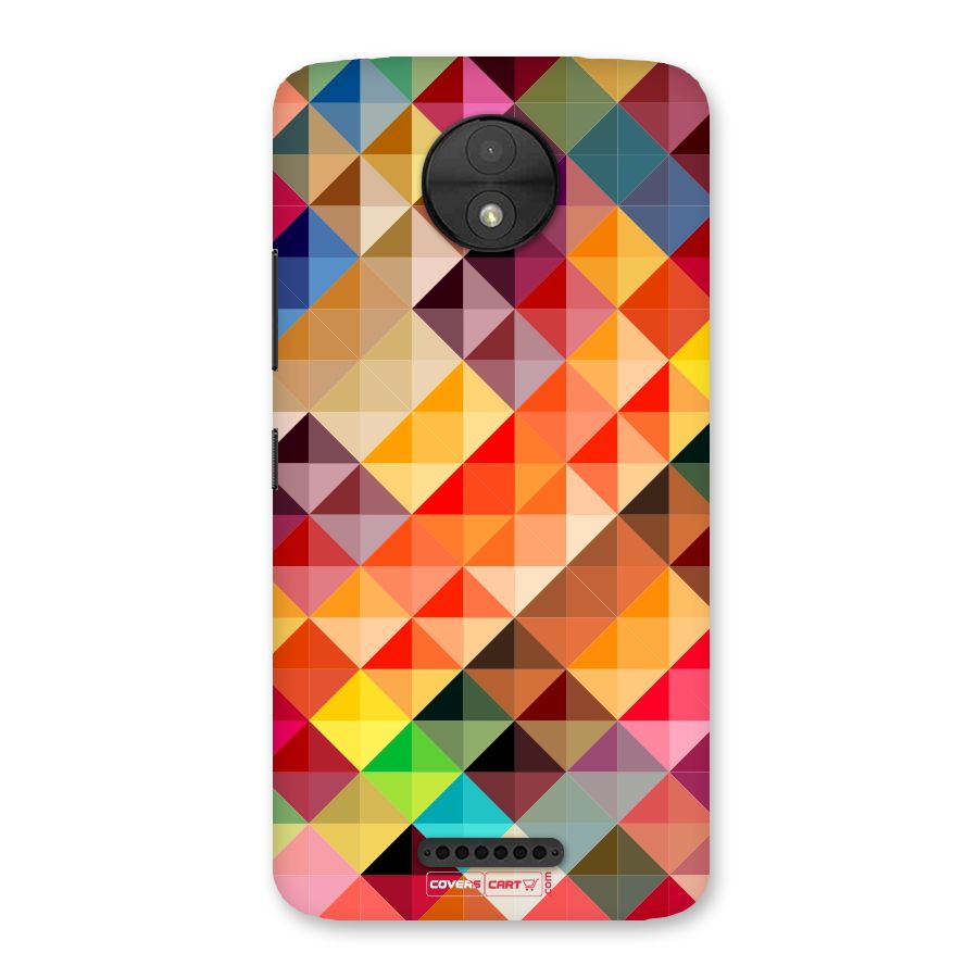 Colorful Cubes Back Case for Moto C